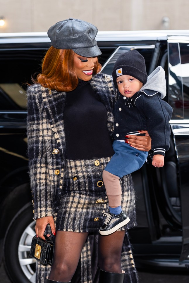 Keke Palmer and son Leo