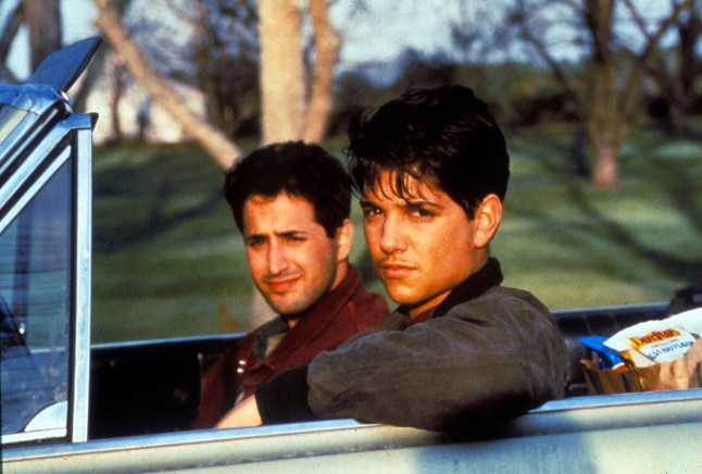 A scene from the film 'MY COUSIN VINNY '(1991) starring MITCHELL WHITFIELD, RALPH MACCHIO. MCV 062 MOVIESTORE COLLECTION LTD
