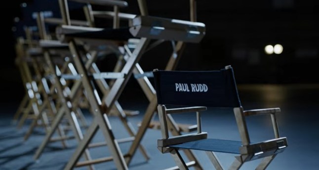 Paul Rudd chair Marvel announcement livestream