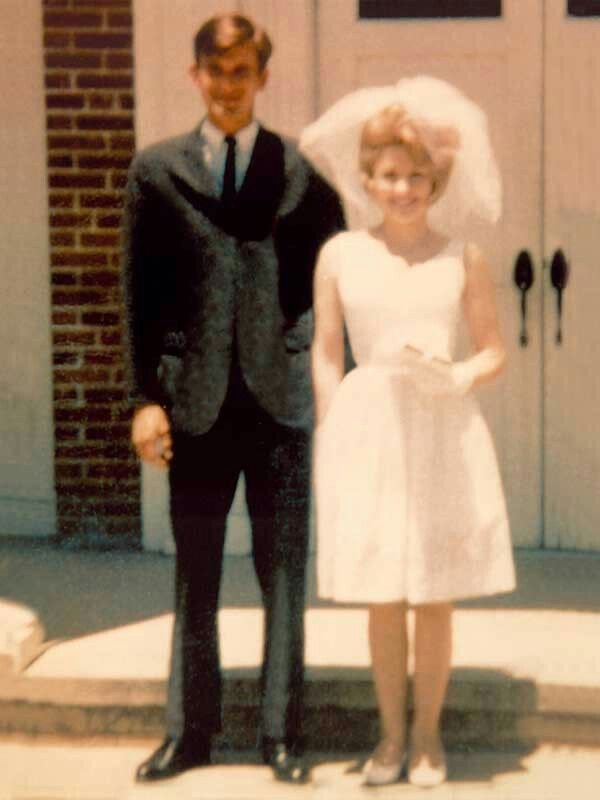 Dolly Parton and Husband Carl Thomas Dean Parton and Dean?s 1966 wedding photo.
