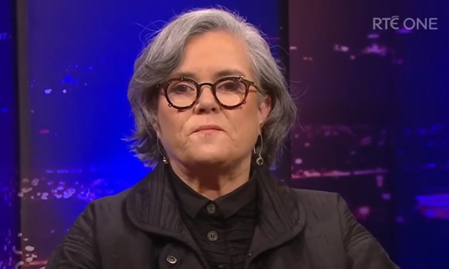 Rosie O'Donnell on the Late Late Show in Ireland
