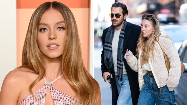 Sydney Sweeney with her fiance Jonathan Davino