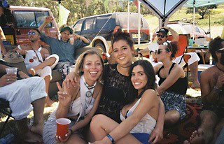Rainbow Serpent festival in Victoria in 2017. Bianca Censori