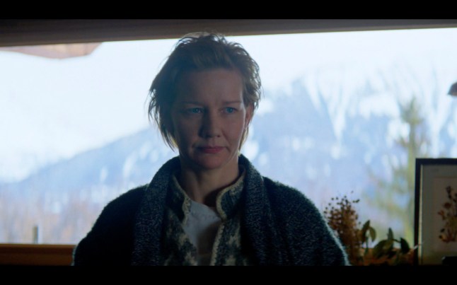 This image released by Neon shows Sandra H??ller in a scene from "Anatomy of a Fall." (Neon via AP)