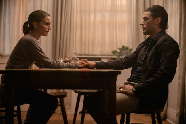 No Merchandising. Editorial Use Only. No Book Cover Usage. Mandatory Credit: Photo by Paramount/Everett/REX/Shutterstock (14201980a) ANNIHILATION, l-r: Natalie Portman, Oscar Isaac, 2018. ph: Peter Mountain/ ? Paramount Pictures/courtesy Everett Collection Annihilation - 2018
