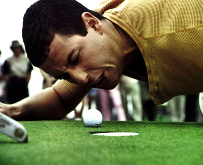Editorial use only. No book cover usage. Mandatory Credit: Photo by Universal/Everett/REX/Shutterstock (740016w) 'Happy Gilmore', Adam Sandler 'Happy Gilmore' film - 1996