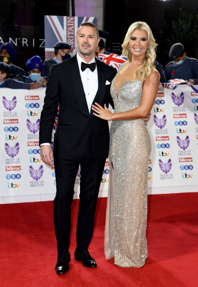 LONDON, ENGLAND - OCTOBER 30: Paddy McGuinness and Christine Martin attend the Pride Of Britain Awards 2021 at The Grosvenor House Hotel on October 30, 2021 in London, England. (Photo by Gareth Cattermole/Getty Images)