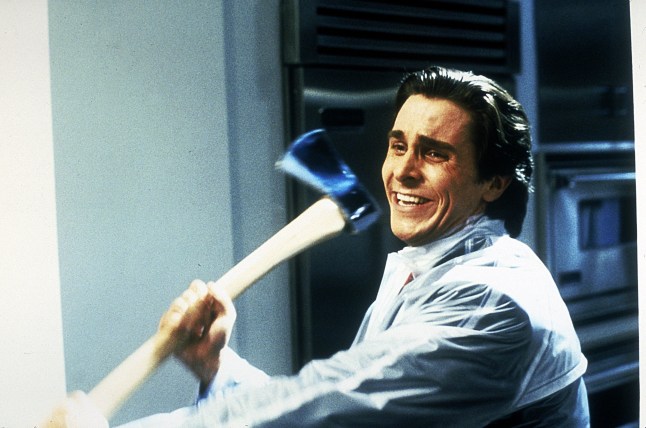 Editorial use only. No book cover usage. Mandatory Credit: Photo by Lions Gate/Kobal/REX/Shutterstock (5884226z) Christian Bale American Psycho - 2000 Director: Mary Harron Lions Gate USA Scene Still Suspense/Thriller