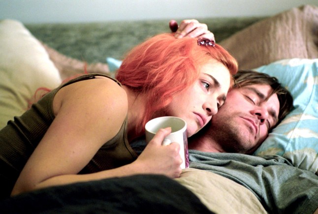 Editorial use only. No book cover usage. Mandatory Credit: Photo by Focus/Everett/REX/Shutterstock (447817e) 'Eternal Sunshine of the Spotless Mind', Kate Winslet, Jim Carrey 'ETERNAL SUNSHINE OF THE SPOTLESS MIND' FILM - 2004