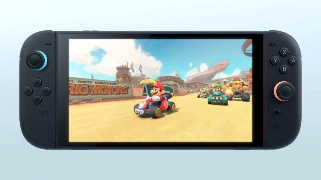 Nintendo Switch 2 playing Mario Kart 9