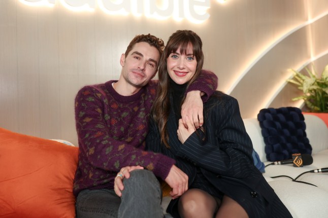 Dave Franco, Alison Brie of "Together" at the Variety Sundance Studio Presented by Audible on January 26, 2025 in Park City, Utah. (Photo by Christopher Polk/Variety via Getty Images)