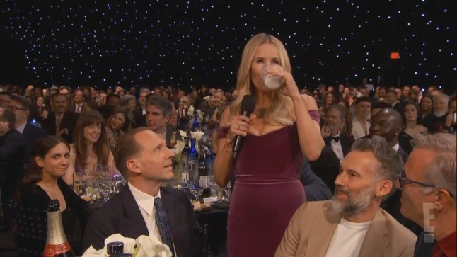 Ralph Fiennes with Chelsea Handler Babygirl skit