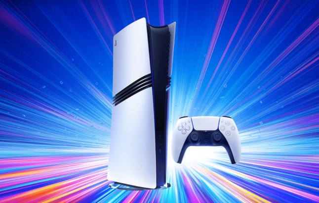 PS5 Pro console and controller