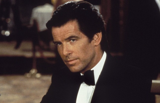 Pierce Brosnan as James Bond at a casino in Golden Eye
