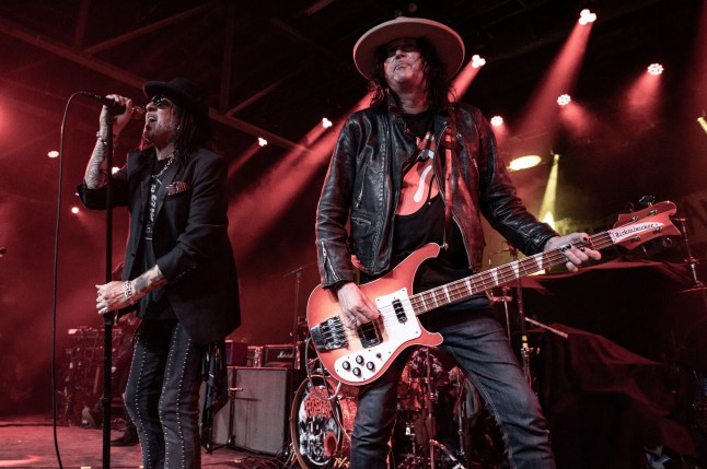 Mandatory Credit: Photo by Johnny Giles/REX/Shutterstock (13069551p) Taime Downe, Danny Nordahl Faster Pussycat in concert, Marathon Music Works, Nashville, Tennessee, US - 29 Jul 2022