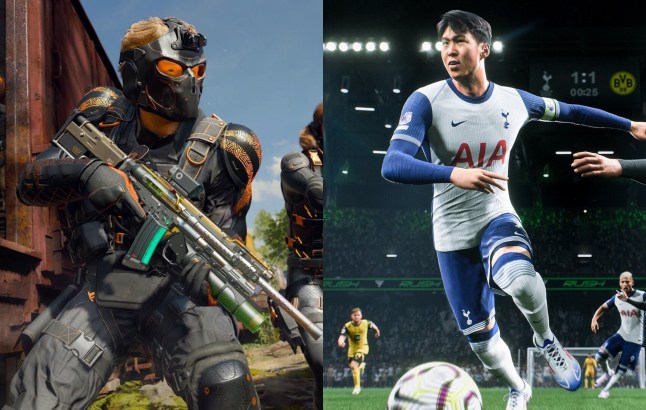 Call Of Duty: Black Ops 6 and EA Sports FC 25 images