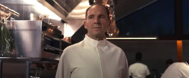 No Merchandising. Editorial Use Only. No Book Cover Usage. Mandatory Credit: Photo by Searchlight Pictures/Everett/REX/Shutterstock (14208504lj) THE MENU, Ralph Fiennes, 2022. ? Searchlight Pictures / Courtesy Everett Collection Everett Collection - 2022