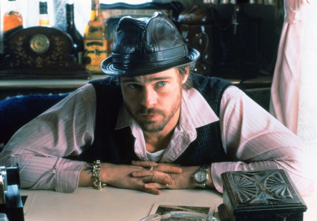Editorial use only. No book cover usage. Mandatory Credit: Photo by Columbia/Ska/Kobal/REX/Shutterstock (5883520q) Brad Pitt Snatch - 2000 Director: Guy Ritchie Columbia/Ska Films USA/UK Scene Still