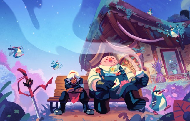 Wanderstop key art of Alta and Boro