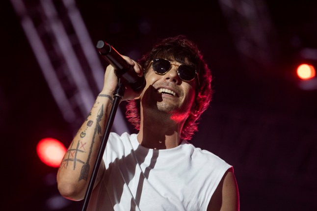 MUMBAI, INDIA - MARCH 9: Louis Tomlinson performs at Lollapalooza India 2025 on March 9, 2025 in Mumbai, India. (Photo by Matt Jelonek/Getty Images)