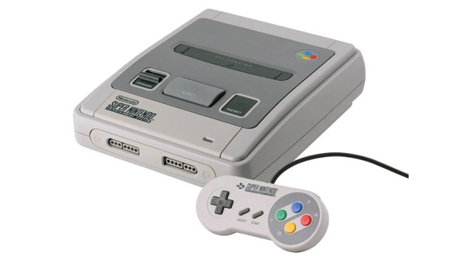SNES Nintendo console