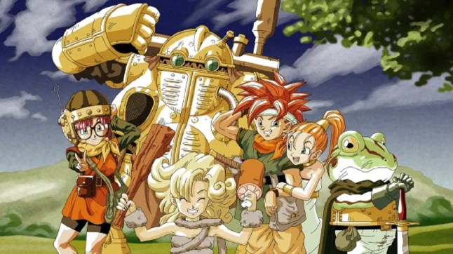 A group photo of the main cast of Chrono Trigger