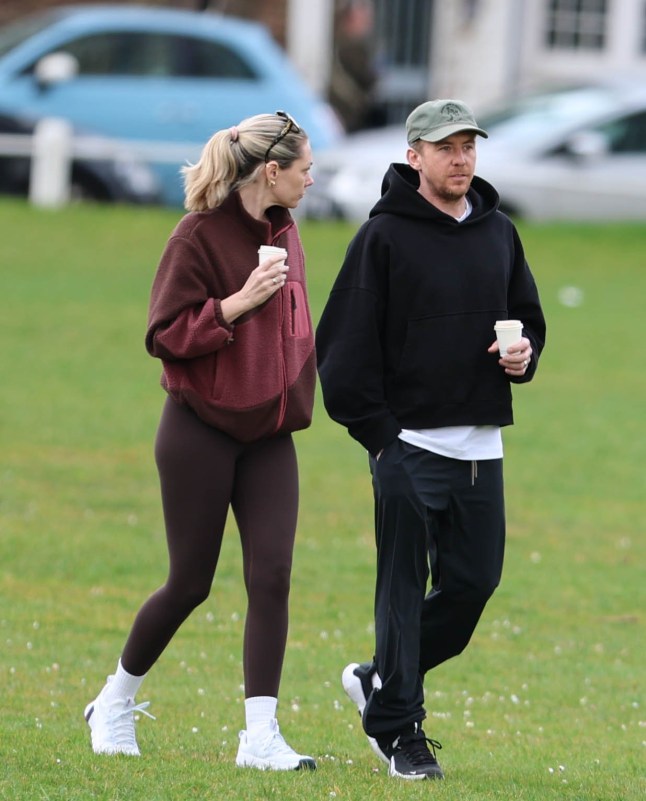11 March 2025 - EXCLUSIVE. Danny and Georgia Jones seen for the first time as the pair step out in a united front in Richmond, West London. The pair were spotted grabbing a coffee and chatting Credit: CLICK NEWS AND MEDIA Ref: AMdef **Exclusive to CLICK NEWS AND MEDIA** CLICK NEWS AND MEDIA - PICTURES@CLICKNEWSANDMEDIA.COM - 07774 321240 -