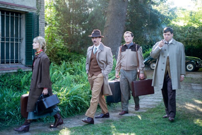 For Editorial Use Only Mandatory Credit: Photo by Credit: Valeria Florini/Metro Goldwyn Mayer Pictures/THA/REX/Shutterstock (15063491d) (From L to R) M?lanie Laurent as Hanna Regev, Michael Aronov as Zvi Aharoni, Greg Hill as Moshe Tabor, and Ohad Knoller as Ephraim Ilian in OPERATION FINALE, written by Matthew Orton and directed by Chris Weitz, a Metro Goldwyn Mayer Pictures film. Credit: Valeria Florini / Metro Goldwyn Mayer Pictures ? 2018 Metro-Goldwyn-Mayer Pictures Inc. All Rights Reserved. "Operation Finale" (2018)