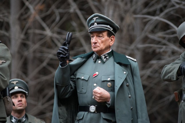 For Editorial Use Only Mandatory Credit: Photo by Credit: Valeria Florini/Metro Goldwyn Mayer Pictures/THA/REX/Shutterstock (15063491i) Ben Kingsley stars as Adolf Eichmann in OPERATION FINALE, written by Matthew Orton and directed by Chris Weitz, a Metro Goldwyn Mayer Pictures film. Credit: Valeria Florini / Metro Goldwyn Mayer Pictures ? 2018 Metro-Goldwyn-Mayer Pictures Inc. All Rights Reserved. "Operation Finale" (2018)
