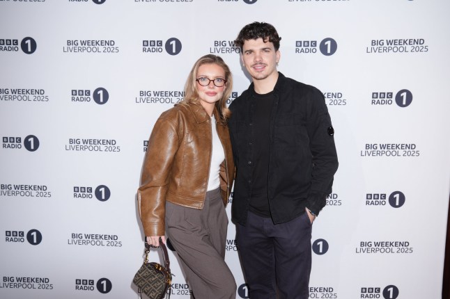 Anna Maynard and Harry Clark attending the launch of BBC Radio 1's Big Weekend at the The Standard Hotel in central London. Picture date: Tuesday March 11, 2025. PA Photo. Photo credit should read: Ben Whitley/PA Wire