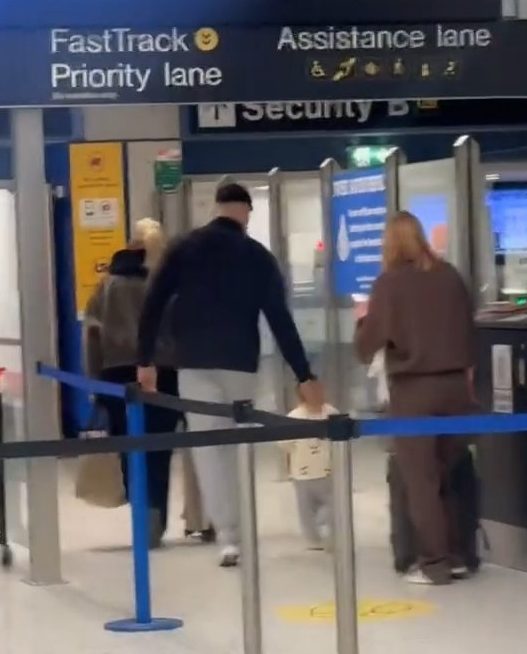 Tommy Fury , Molly Mae at Manchester Airport