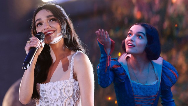 Rachel Zegler at the European event for Disney
