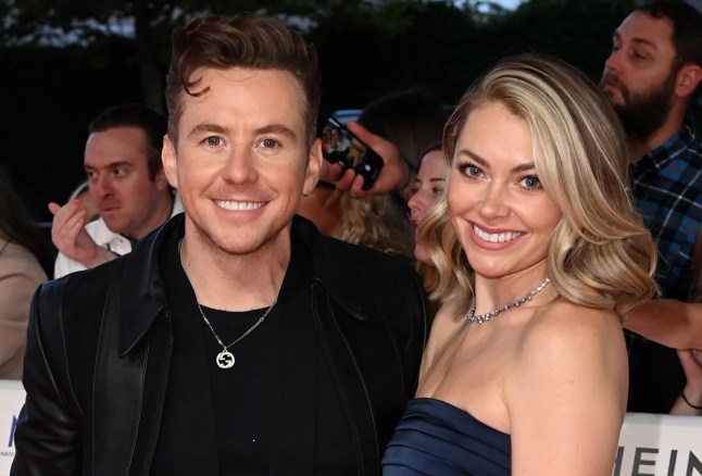 Mandatory Credit: Photo by David Fisher/Shutterstock (14710278dx) Danny Jones and Georgia Horsley 29th National Television Awards, Arrivals, The O2, London, UK - 11 Sep 2024