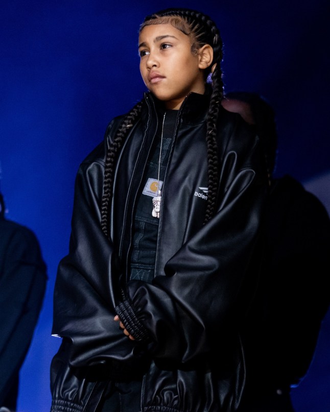 Mandatory Credit: Photo by Ryan Rolo/REX/Shutterstock (14254332a) North West Kanye West and Ty Dolla Sign Debut Joint Album 'Vultures', Wynwood Marketplace, Miami, Florida, USA - 11 Dec 2023