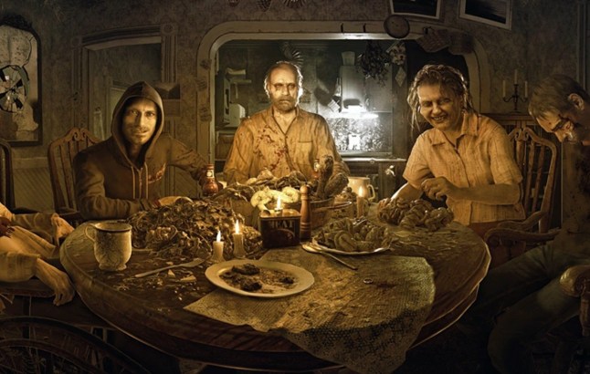 The Baker family in Resident Evil 7
