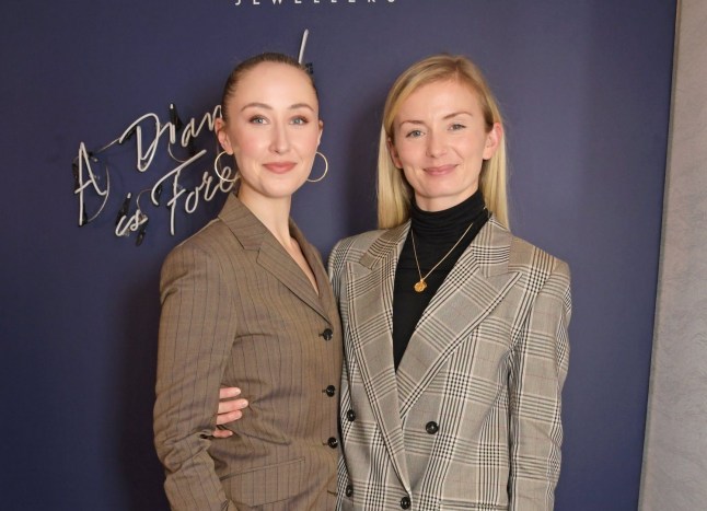 LONDON, ENGLAND - NOVEMBER 24: Erin Doherty and Sophie Melville attend the De Beers Jewellers London Flagship Store opening event on November 24, 2021 in London, England. (Photo by David M. Benett/Dave Benett/Getty Images for De Beers)