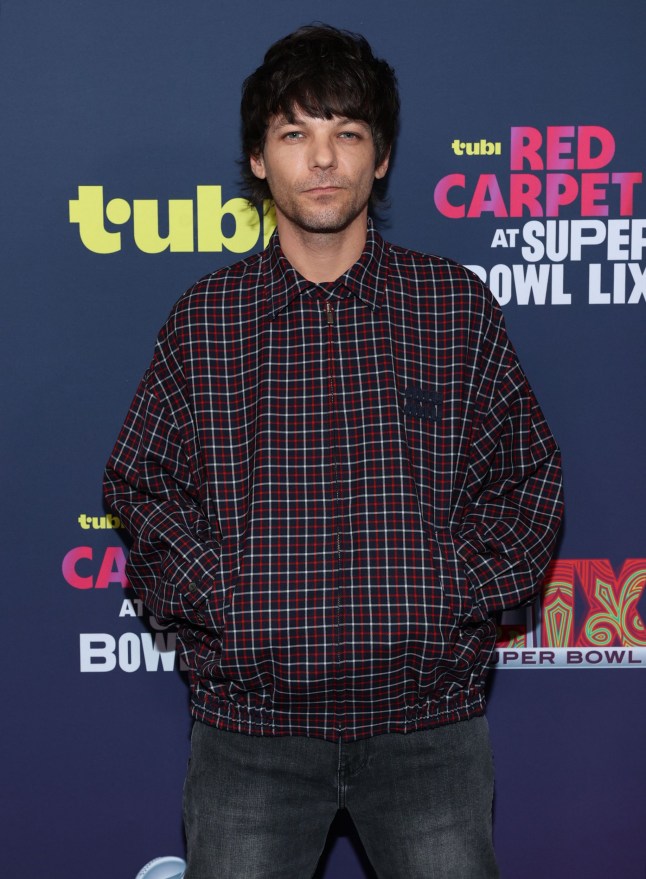 Mandatory Credit: Photo by Chad Salvador/Picture Group for Tubi/REX/Shutterstock (15140163bk) Louis Tomlinson Tubi Super Bowl LIX Arrivals Carpet, New Orleans, USA - 9 Feb 2025