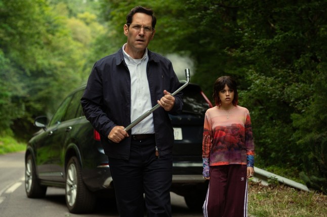 Paul Rudd and Jenna Ortega