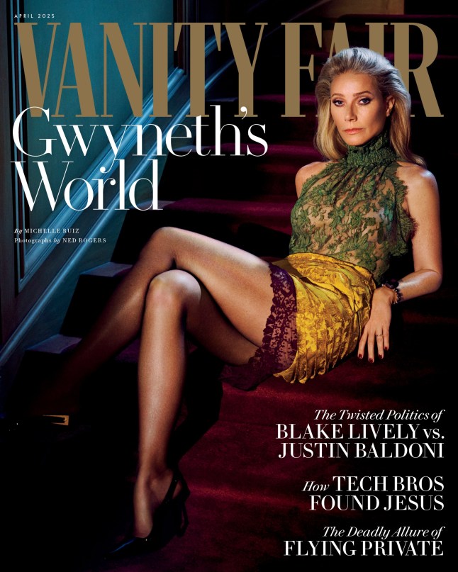 GWYNETH PALTROW COVERS VANITY FAIR?S APRIL ISSUE