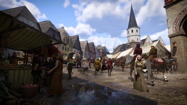 A medieval village from Kingdom Come Deliverance 2