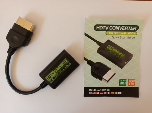 Original Xbox console TV adapter