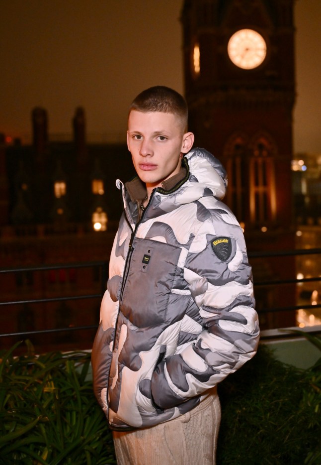 LONDON, ENGLAND - NOVEMBER 06: Freddy Brazier attends the Blauer Launch FW24 Collection at The Standard Hotel sponsored by CIROC Vodka on November 06, 2024 in London, England. (Photo by Jed Cullen/Dave Benett/Getty Images for Blauer )