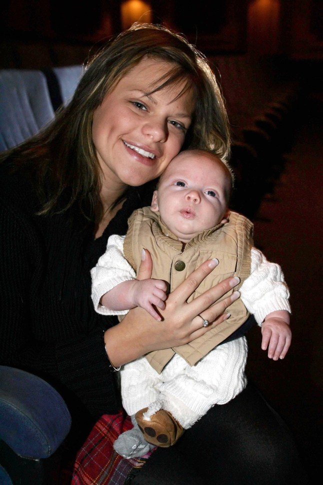 Mandatory Credit: Photo by REX/Shutterstock (509379e) Jade Goody and her baby son Freddie JADE GOODY AND SON FREDDIE AT HUGGIES BIG SCREAM, RITZY CINEMA, LONDON, BRITAIN - 10 DEC 2004
