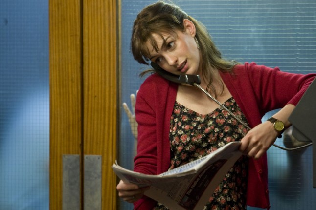 Editorial use only. No book cover usage. Mandatory Credit: Photo by Randon House/Kobal/REX/Shutterstock (5883201p) Anne Hathaway One Day - 2011 Director: Lone Scherfig Randon House Films USA Scene Still Comedy