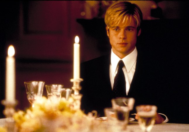 Editorial use only. No book cover usage. Mandatory Credit: Photo by Universal/Everett/REX/Shutterstock (452307a) MEET JOE BLACK, Brad Pitt - 1998 BRAD PITT