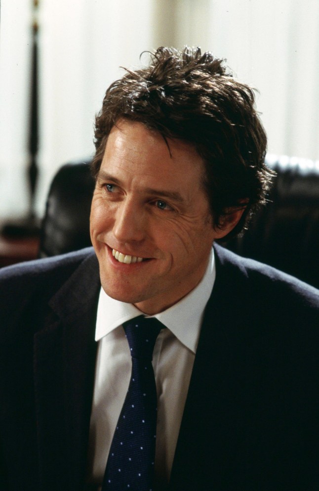 Editorial use only. No book cover usage. Mandatory Credit: Photo by Universal/Dna/Working Title/Kobal/Shutterstock (5884946ah) Hugh Grant Love Actually - 2003 Director: Richard Curtis Universal/Dna/Working Title UK Scene Still Comedy