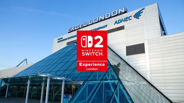 Excel London building for Nintendo Switch 2 event