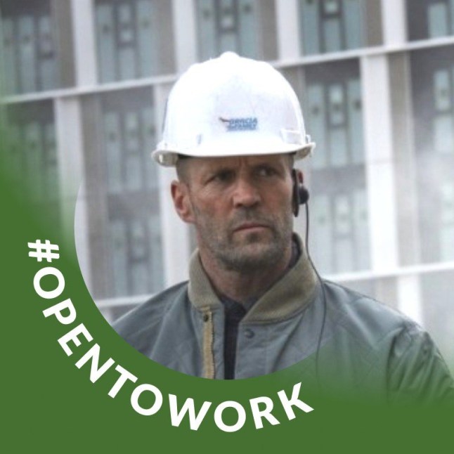 Jason Statham has a LinkedIn page/ is open for work on LinkedIn for his new working man role