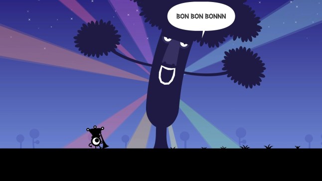 Patapon 1+2 Reply screenshot of a weird looking tree