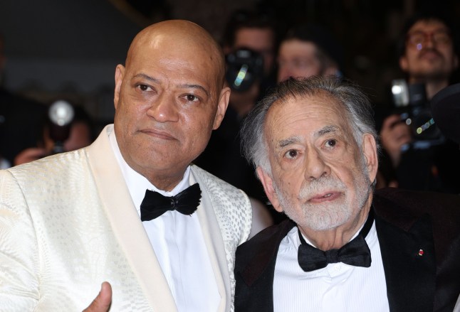 Mandatory Credit: Photo by DGP/imageSPACE/REX/Shutterstock (14484768bz) Francis Ford Coppola, Laurence Fishburne, 'Megalopolis' premiere, 77th Cannes Film Festival, France - 16 May 2024
